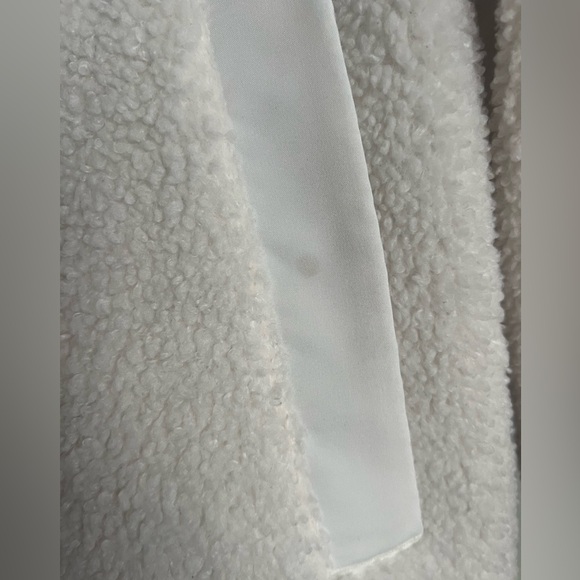 Free People FP Movement Tournament Fleece Full-Zip Ivory Jacket Size S - Picture 9 of 9